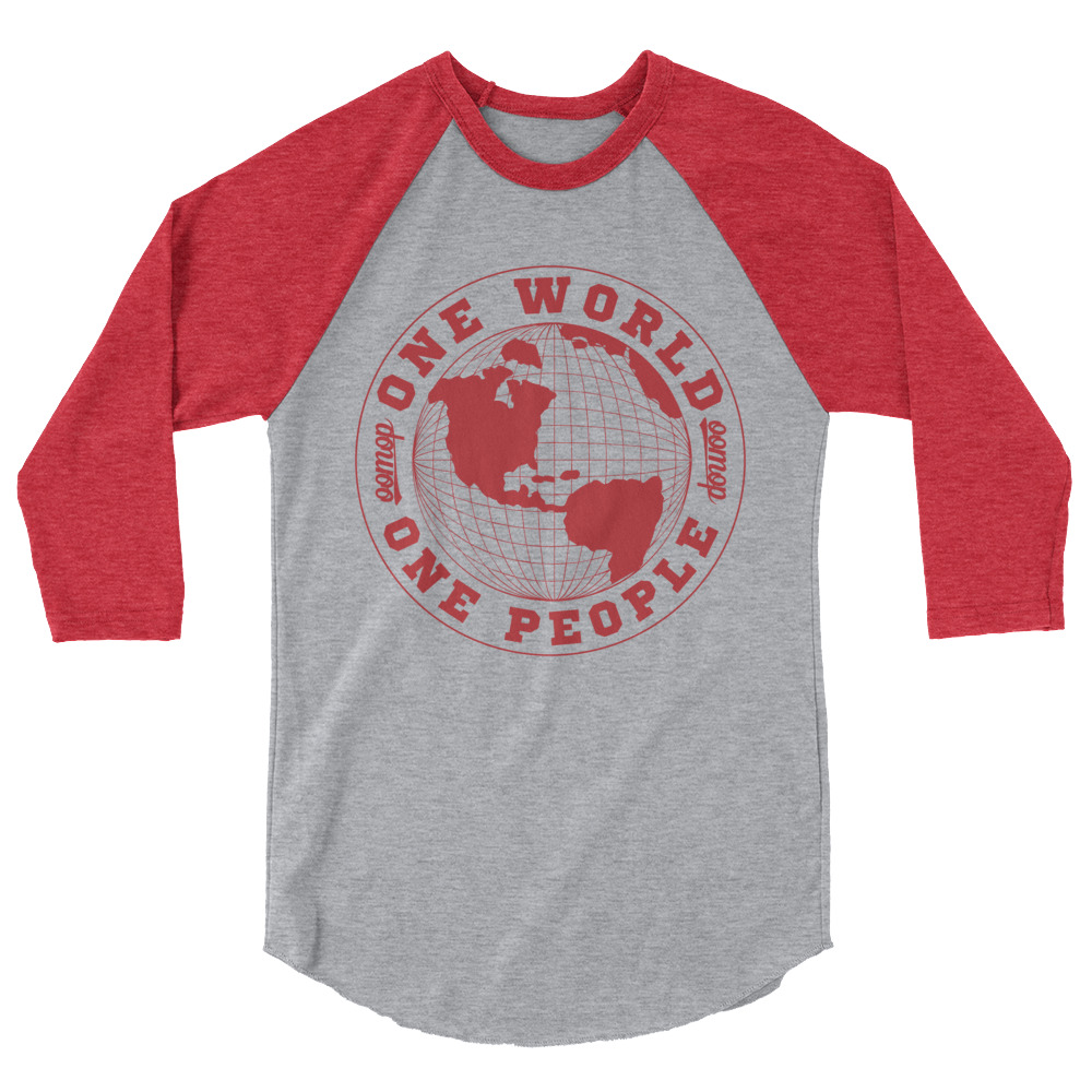 Download One World One People Womens Raglan T-Shirt - OOMOP ...