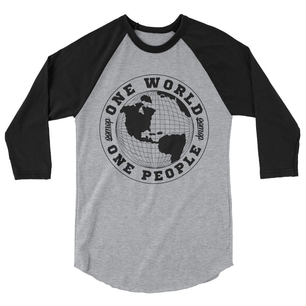 Download One World One People Womens Raglan T-Shirt - OOMOP ...